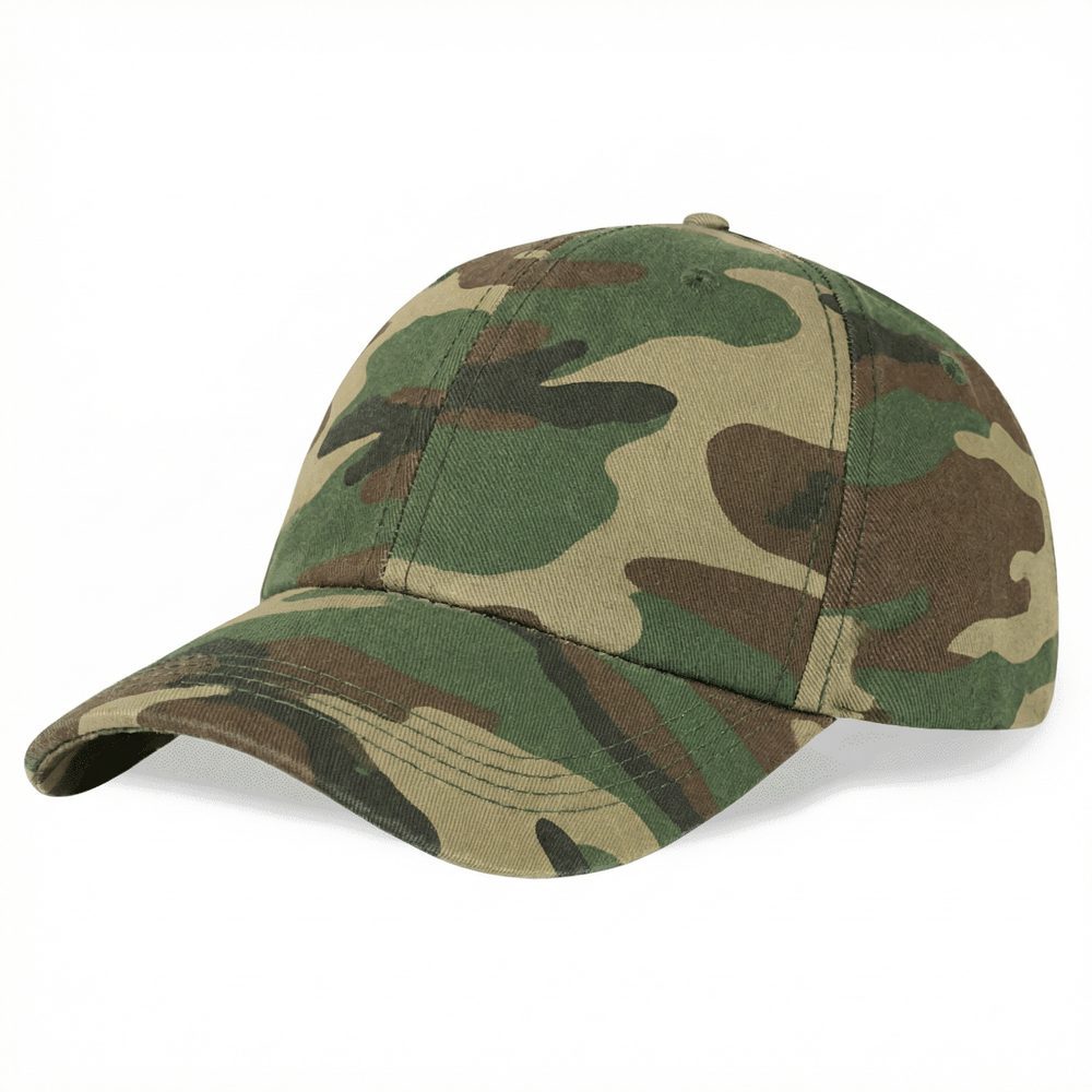 Premium Unstructured Dad Cap in Camouflage
