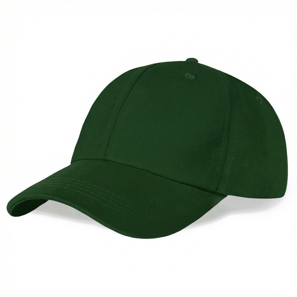 Premium Unstructured Dad Cap in Dark Green