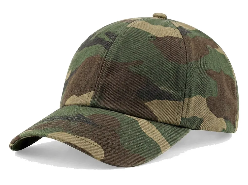 Premium Unstructured Dad Cap in Camouflage