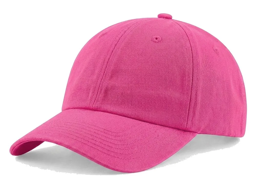 Premium Unstructured Dad Cap in Hot Pink