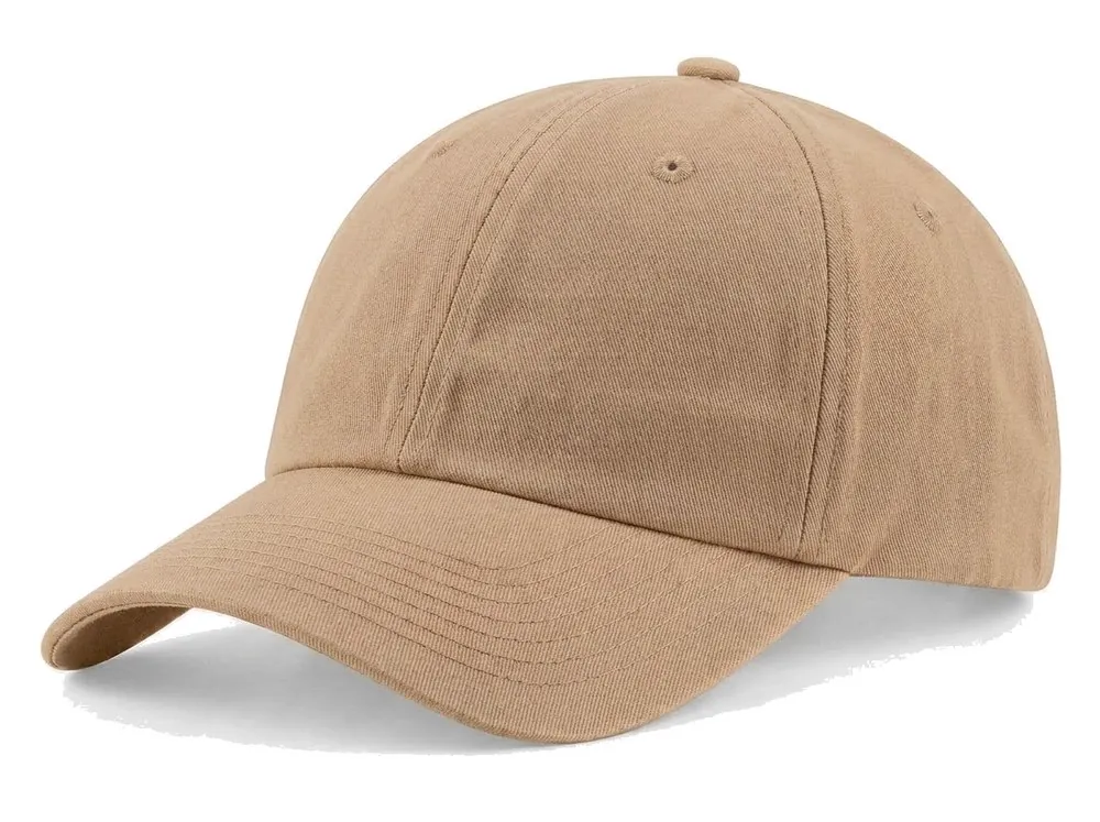 Premium Unstructured Dad Cap in New Cream