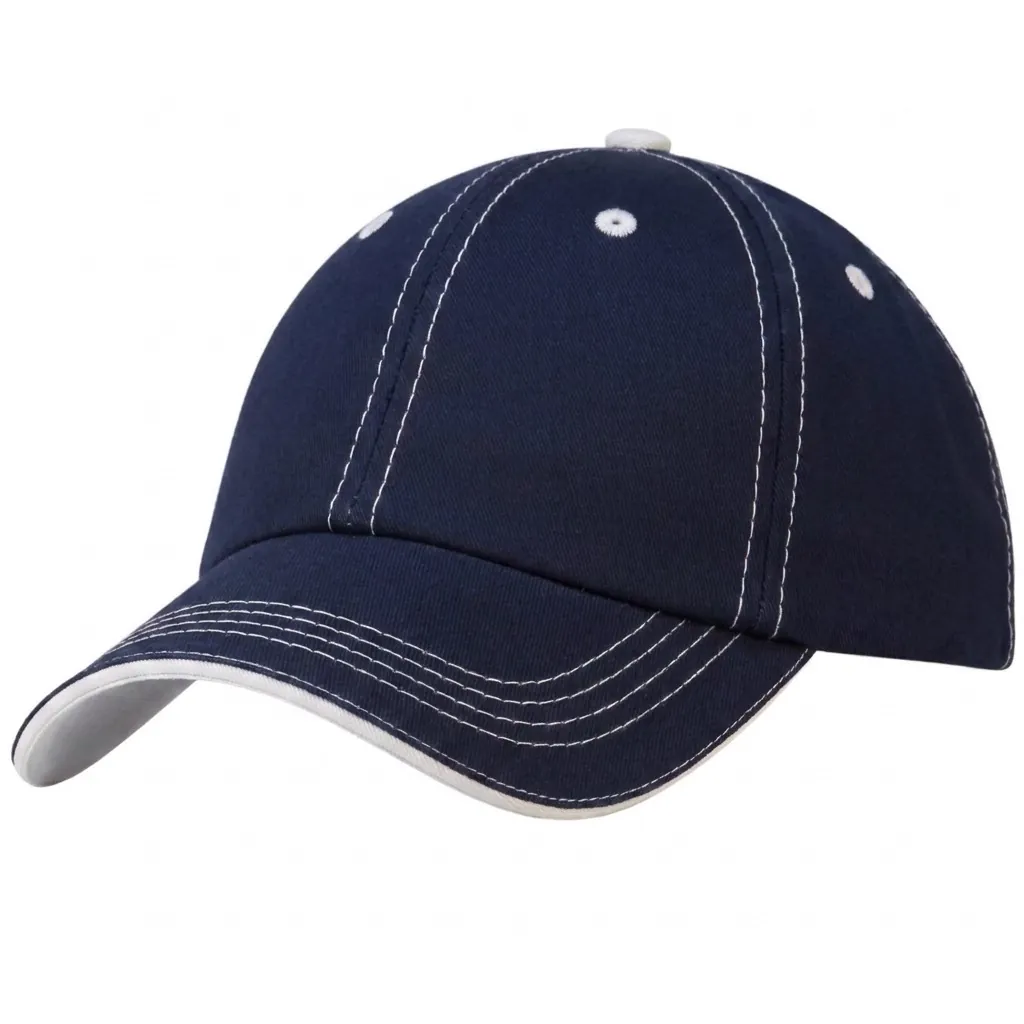 Contrast 1/2 Sandwich in Navy / White