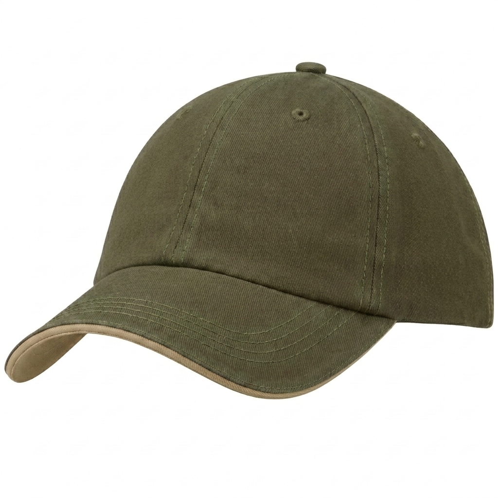 Contrast 1/2 Sandwich in Olive / Khaki