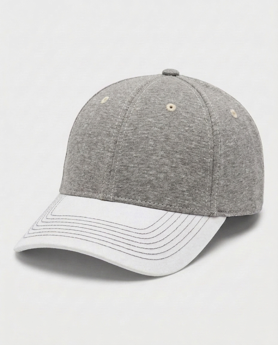 Two-Tone Performance Cap in Heather Gray