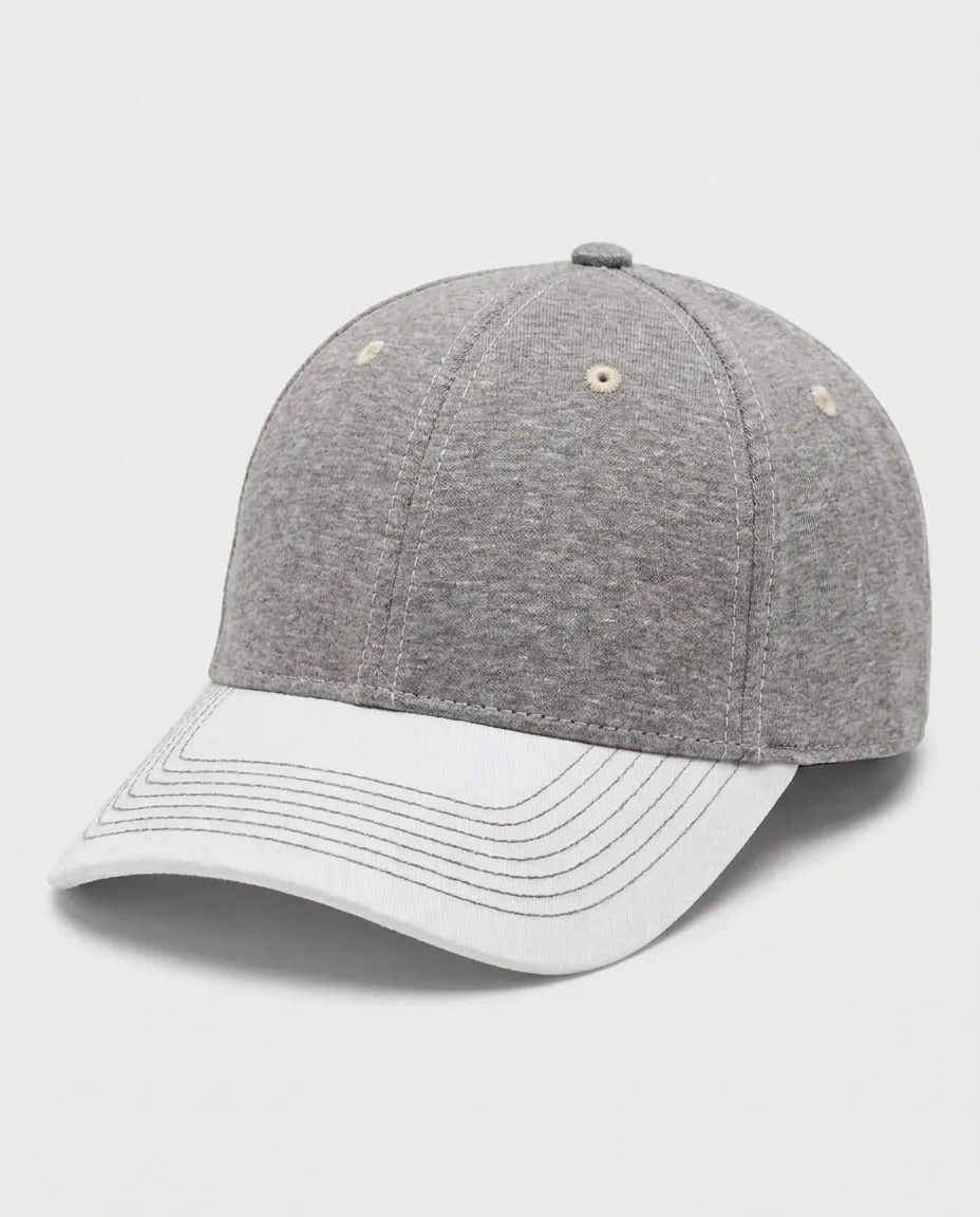 Two-Tone Performance Cap in Heather Gray