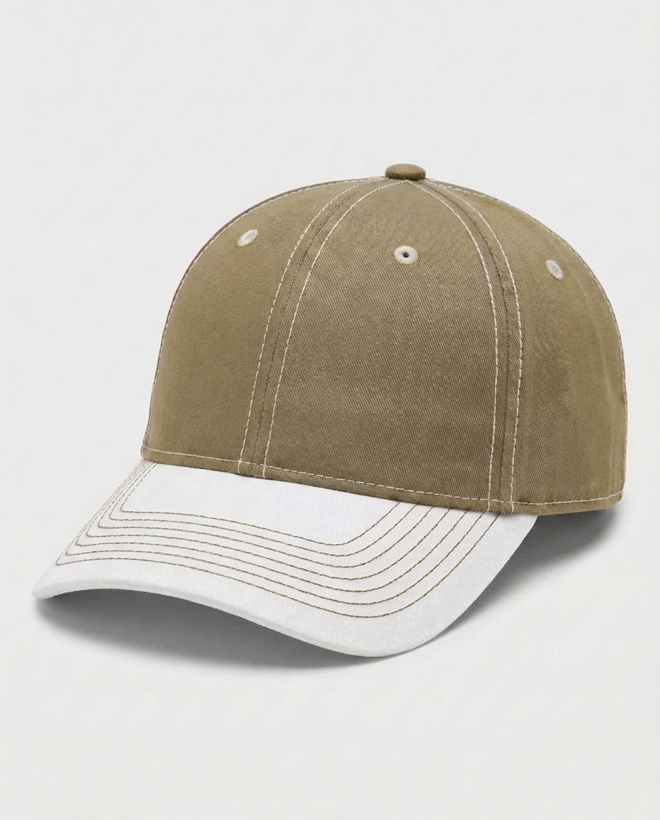 Two-Tone Performance Cap in Stone