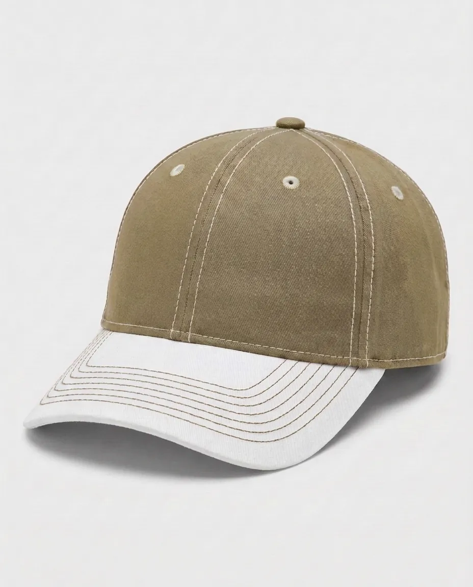 Two-Tone Performance Cap in Stone