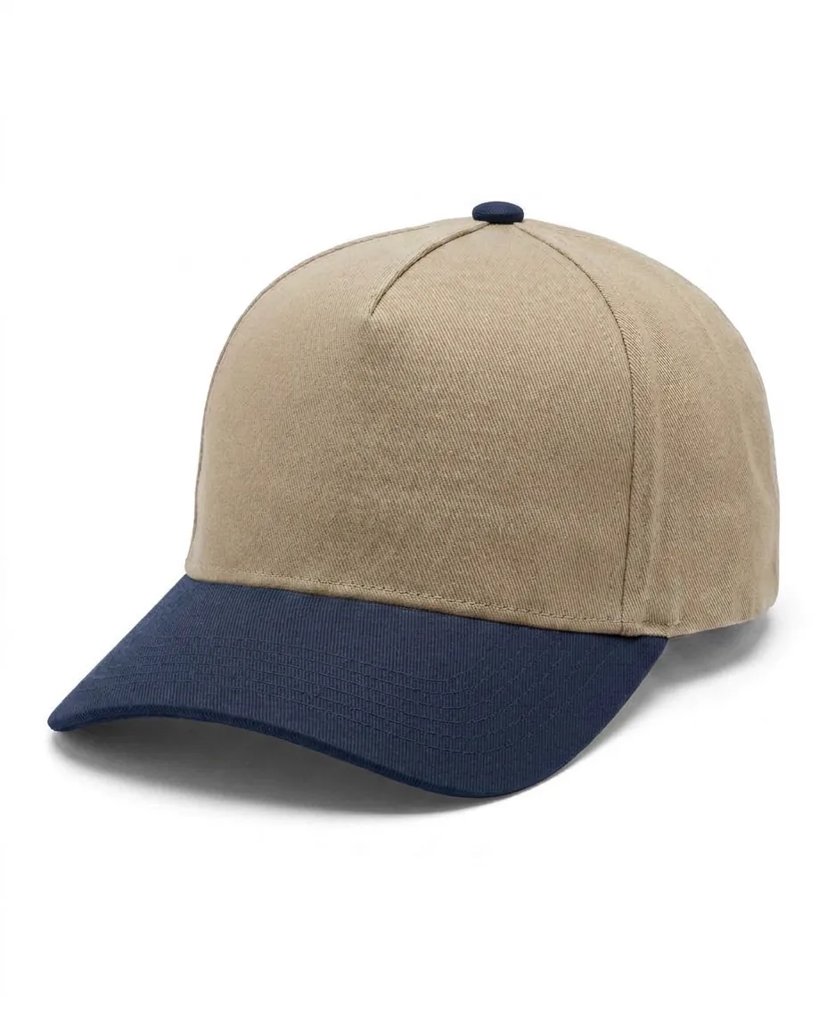 Two-Tone 5-Panel in Stone / Navy