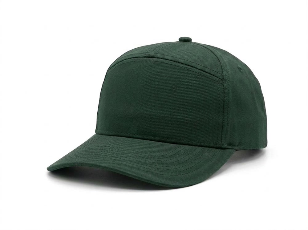7-Panel Heavy Structure Cap in Dark Green