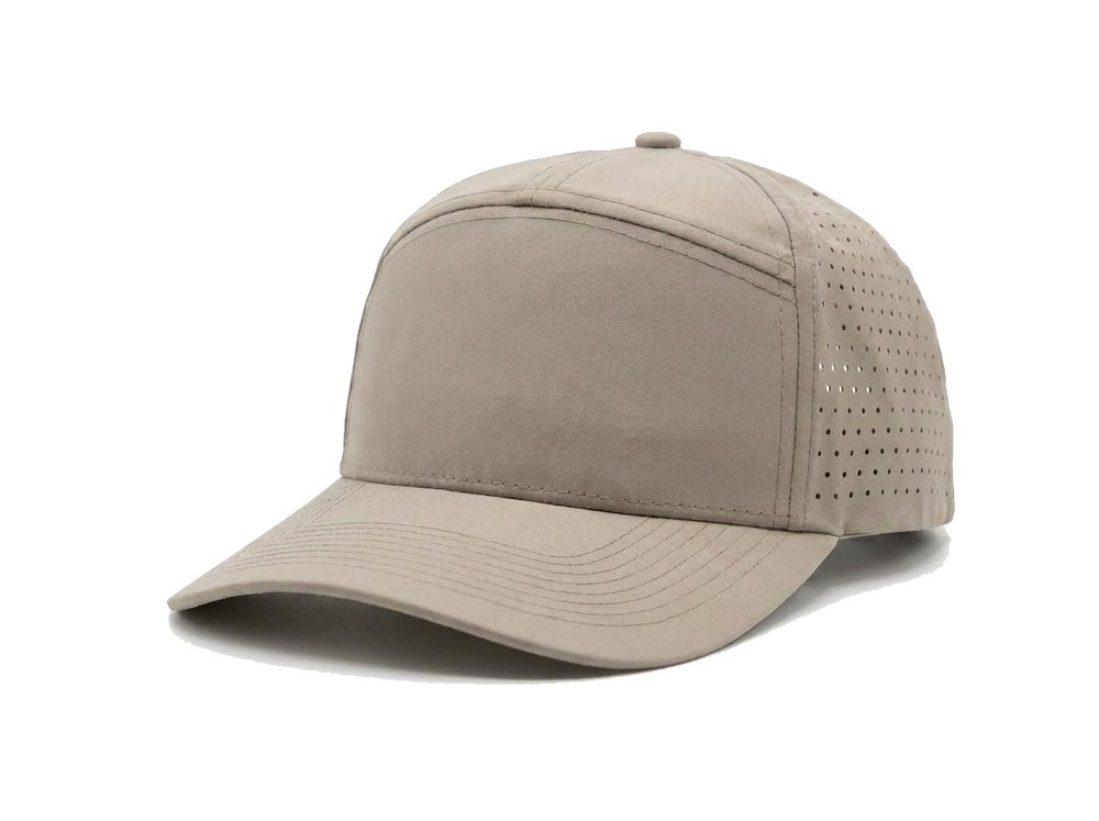 7-Panel Microfiber Cap in Stone