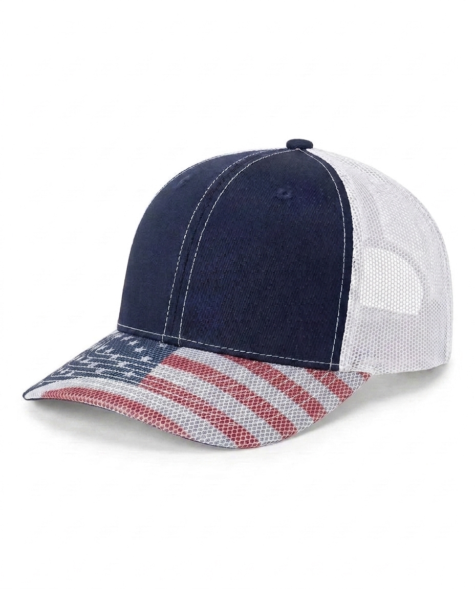 Old Glory in Navy / White / Flag Visor