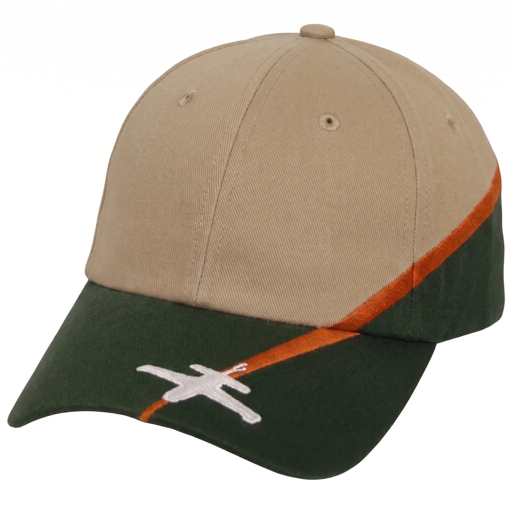 The Landing Strip in Khaki / Dark Green / Burnt Orange