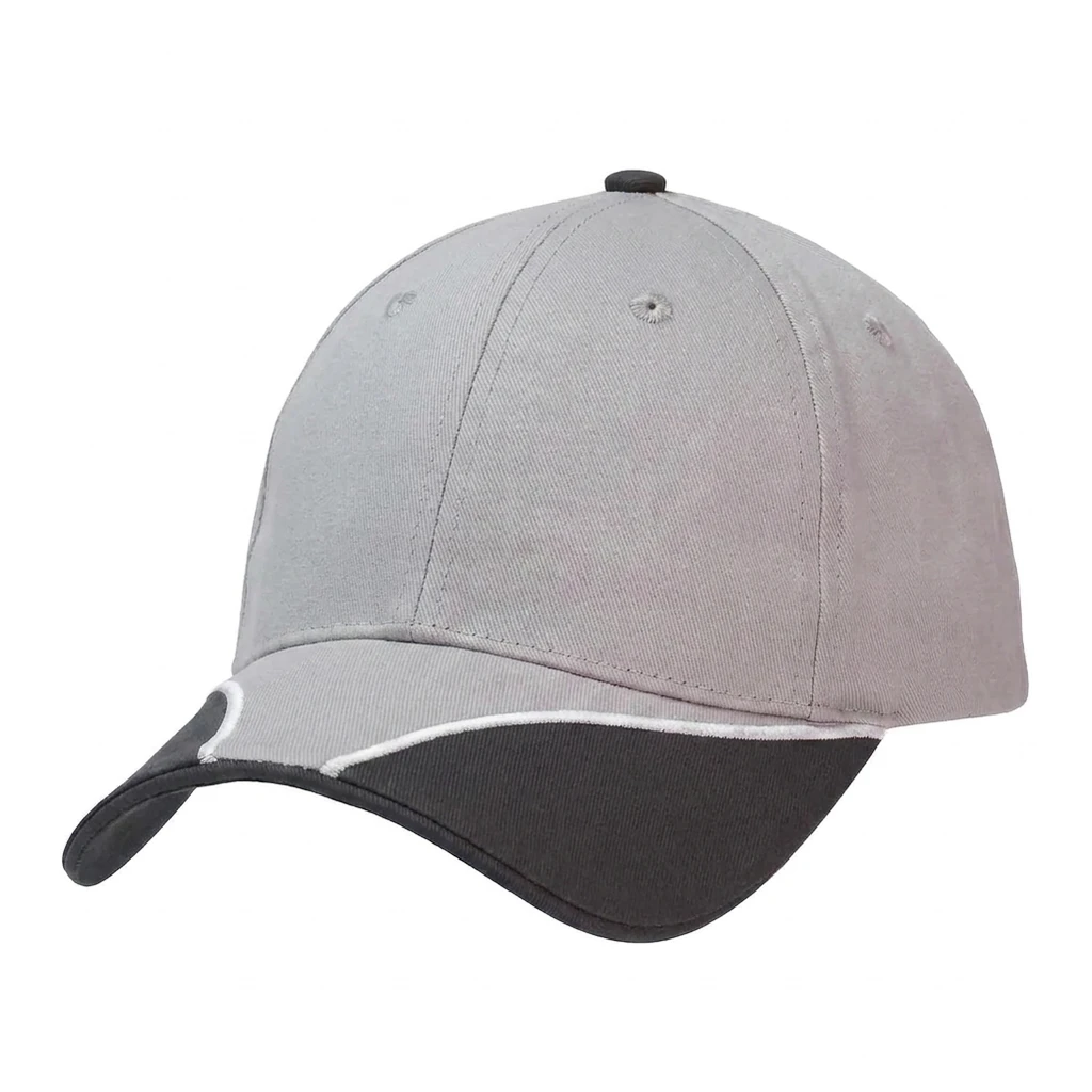The PasWay Cap in Light Gray / Charcoal / White