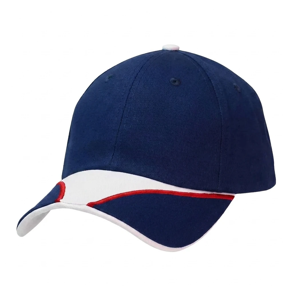 The PasWay Cap in Navy / White / Red
