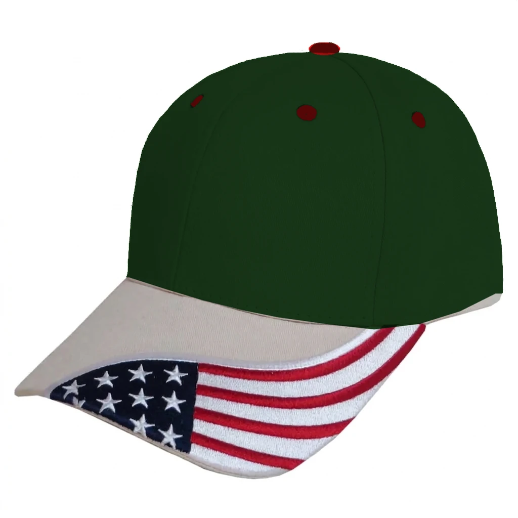 The Brave in Dark Green / Red