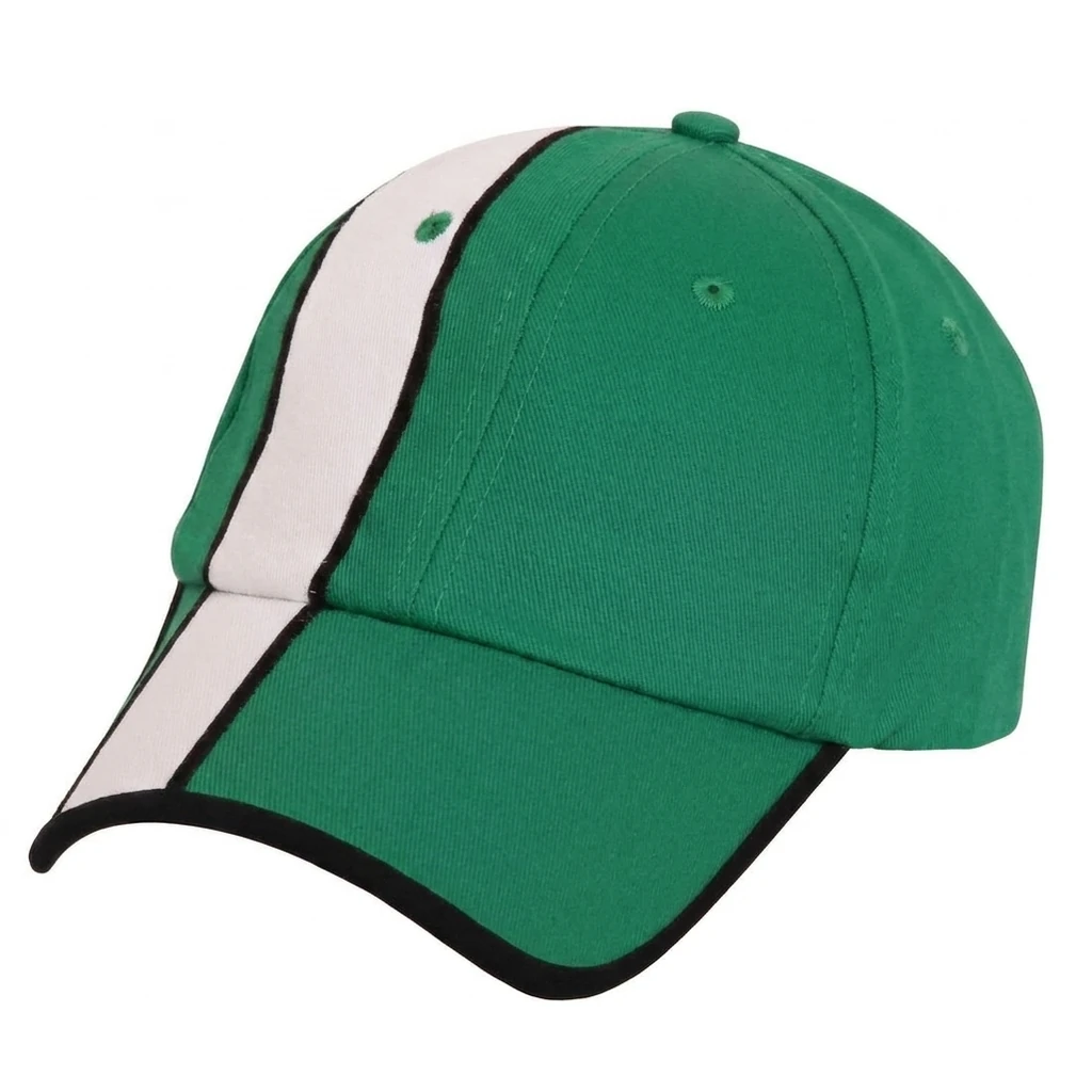 The Sponsor Cap in Kelly Green / White / Black