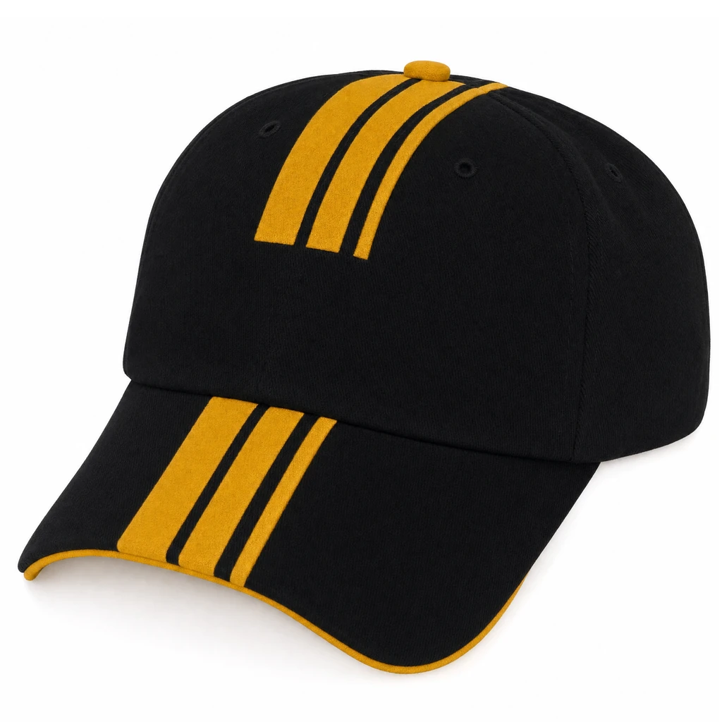 The Blended Line in Black / Mustard