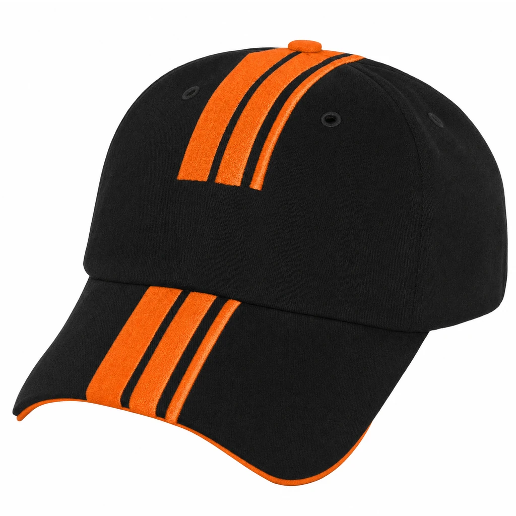 The Blended Line in Black / Orange