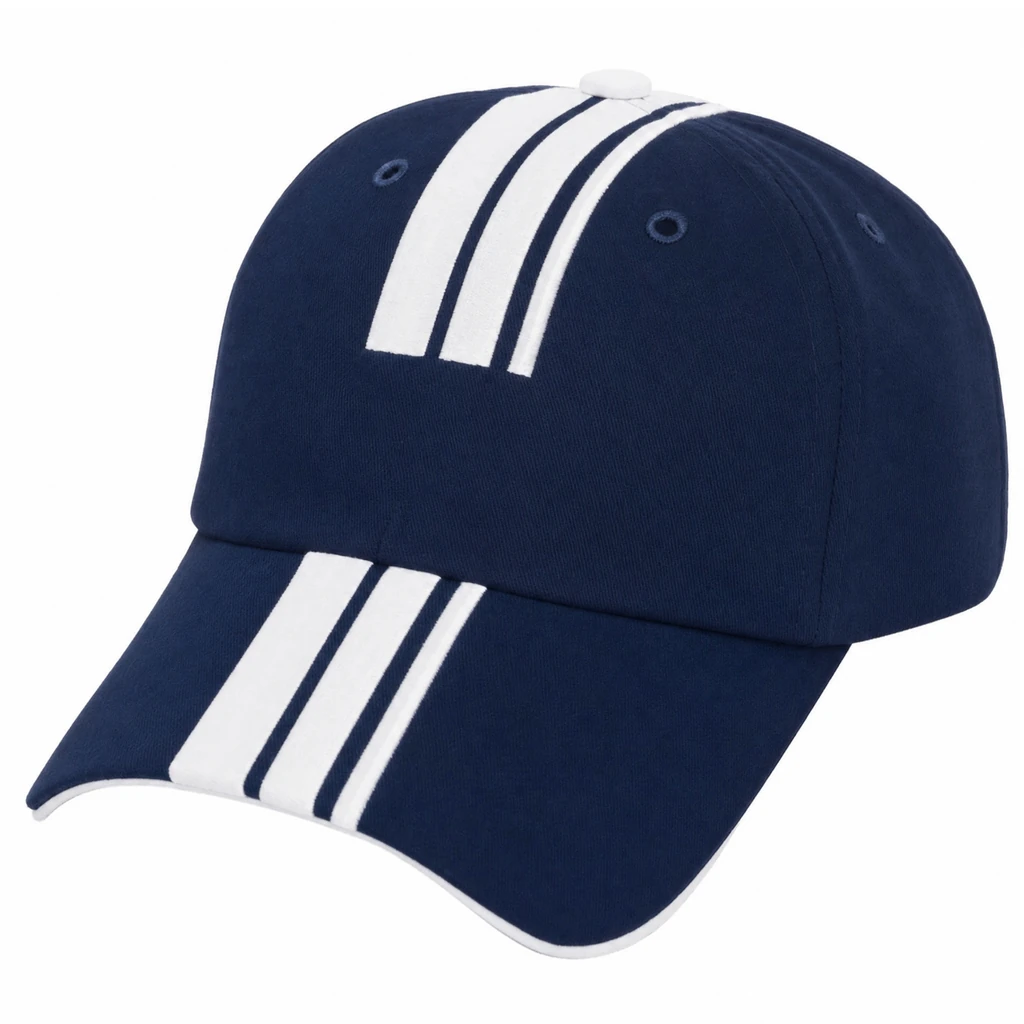 The Blended Line in Navy / White