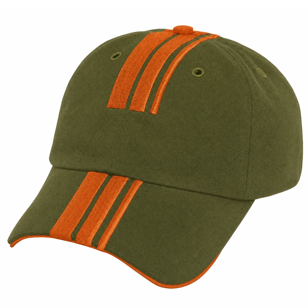 The Blended Line in Olive / Burnt Orange
