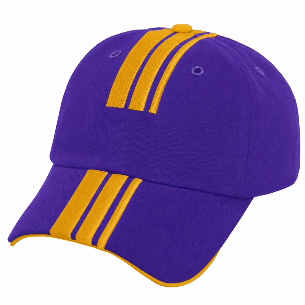 The Blended Line in Purple / Mustard