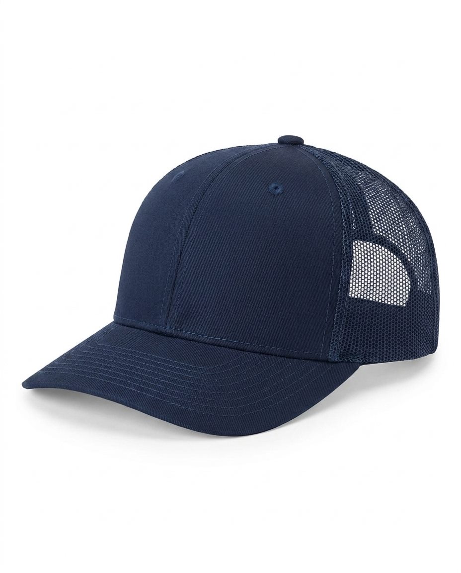 Classic Structured Trucker in Navy / Navy