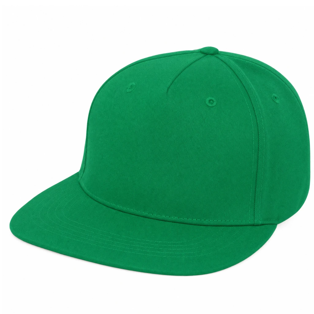 - Five Panel Flatbill in Kelly Green
