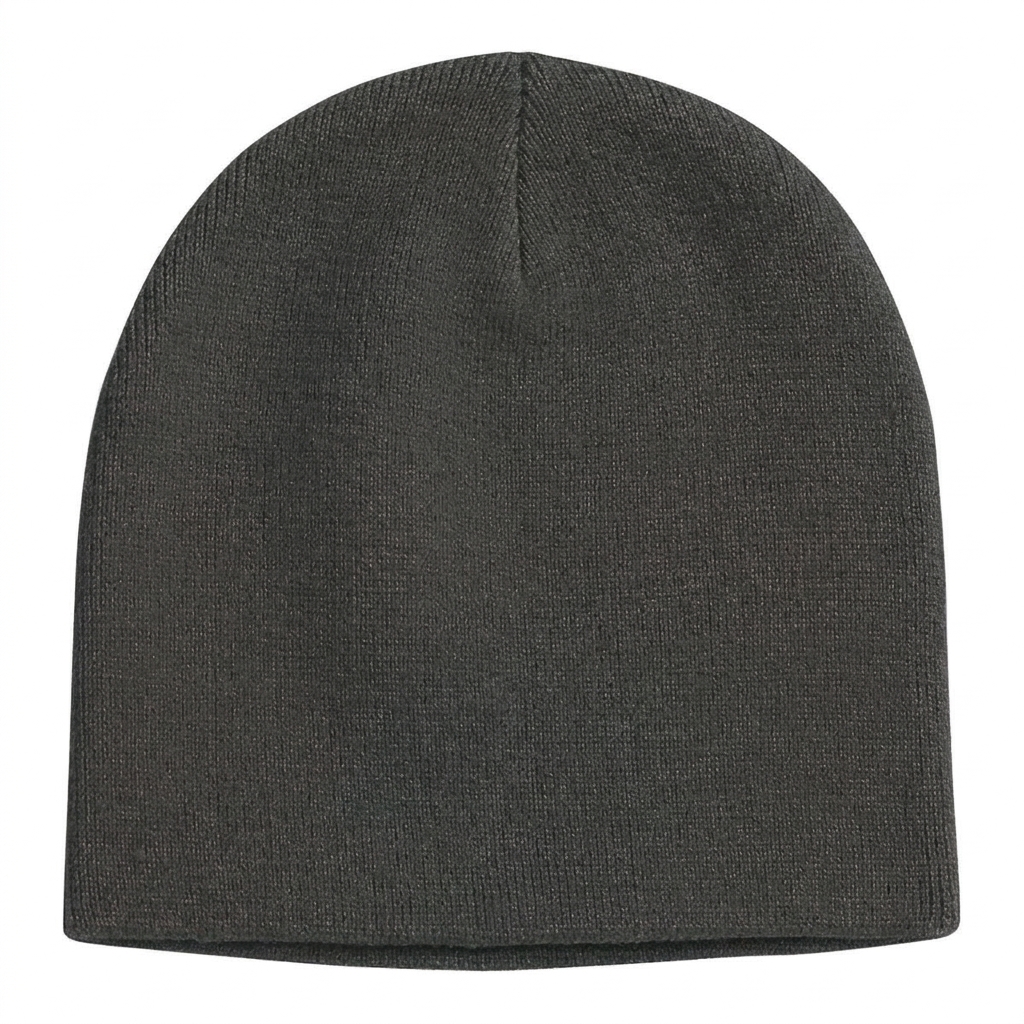 Classic Knit Beanie in Charcoal