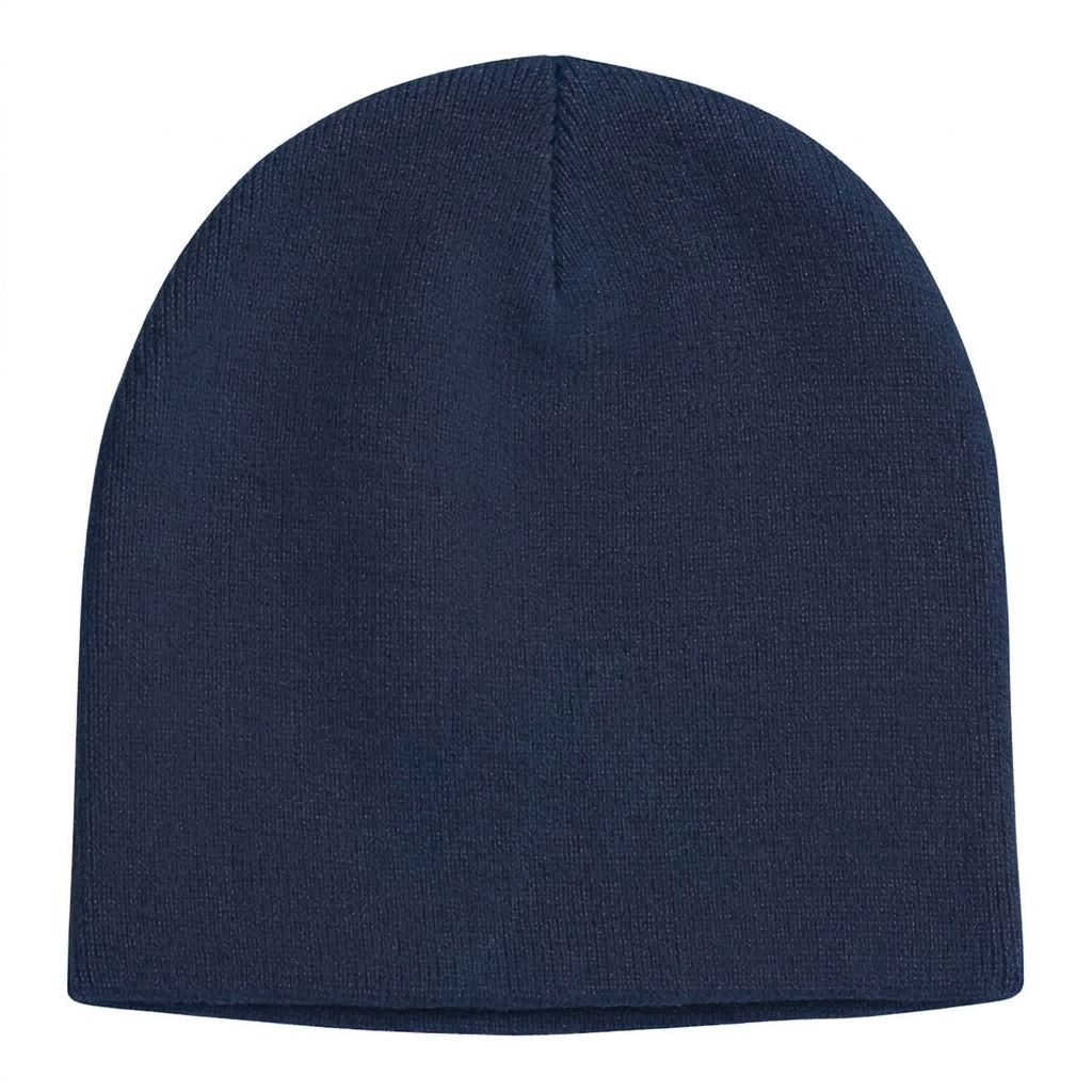 Classic Knit Beanie in Navy