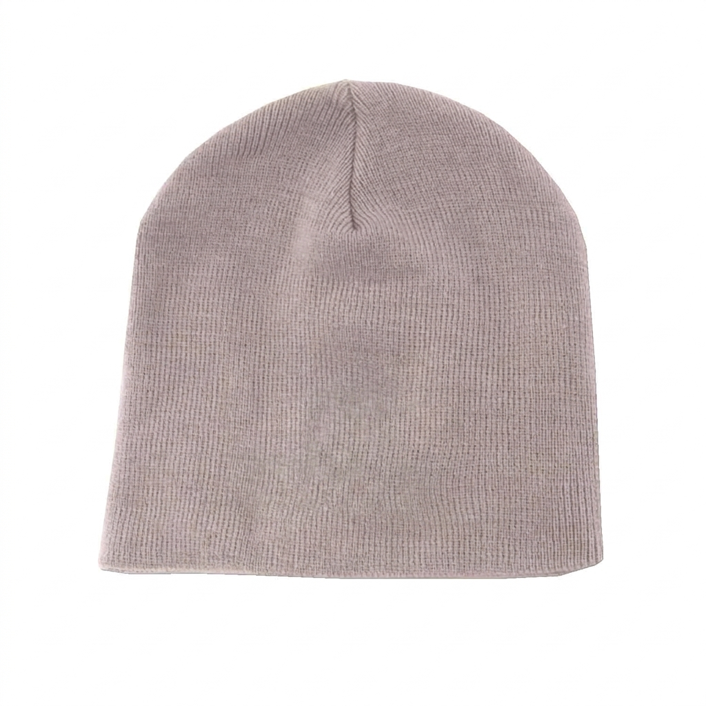 Classic Cuff Beanie in Light Gray