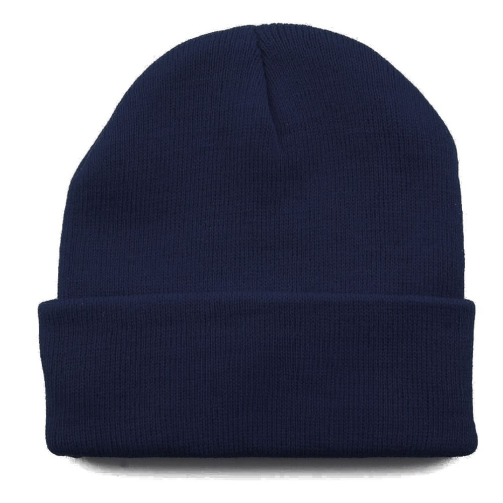 Premium Cuff Beanie in Navy