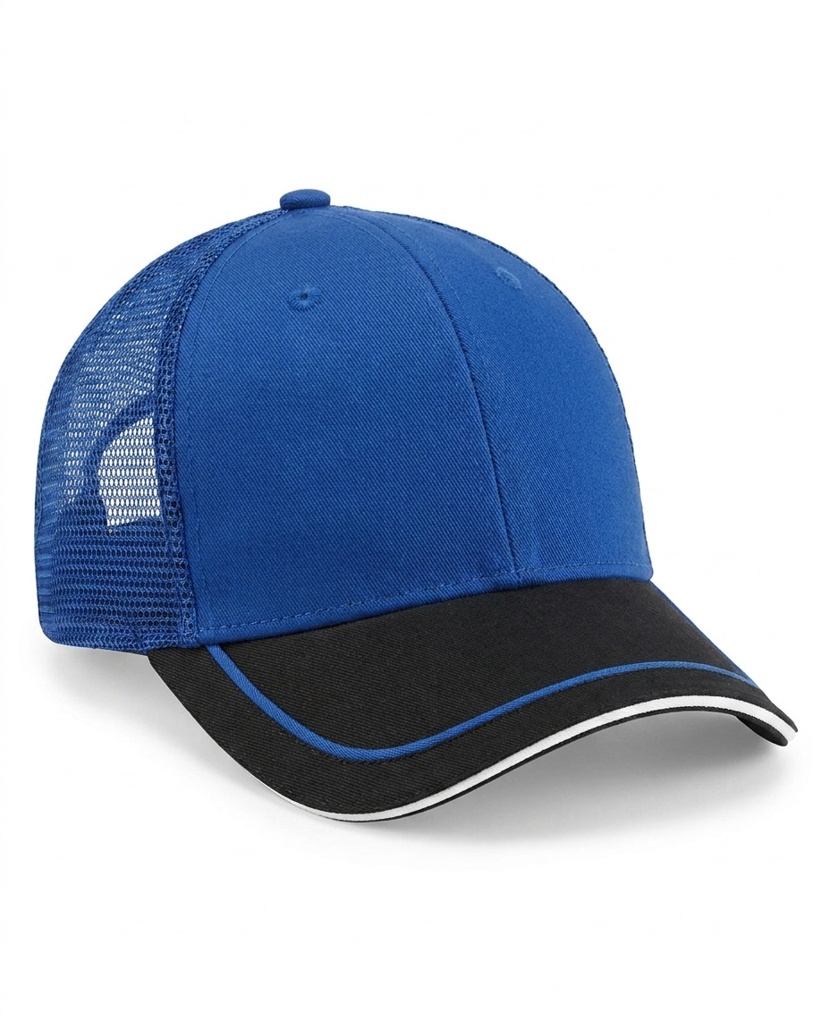 Style 2260 Two-Tone Sandwich Trucker custom cap