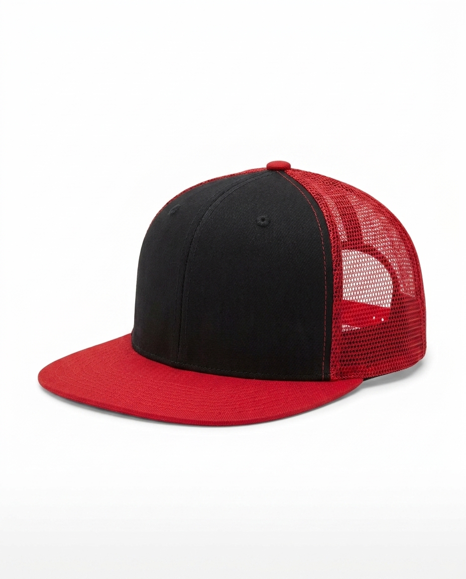 Style FB1200 Flat Bill Wrigley custom cap
