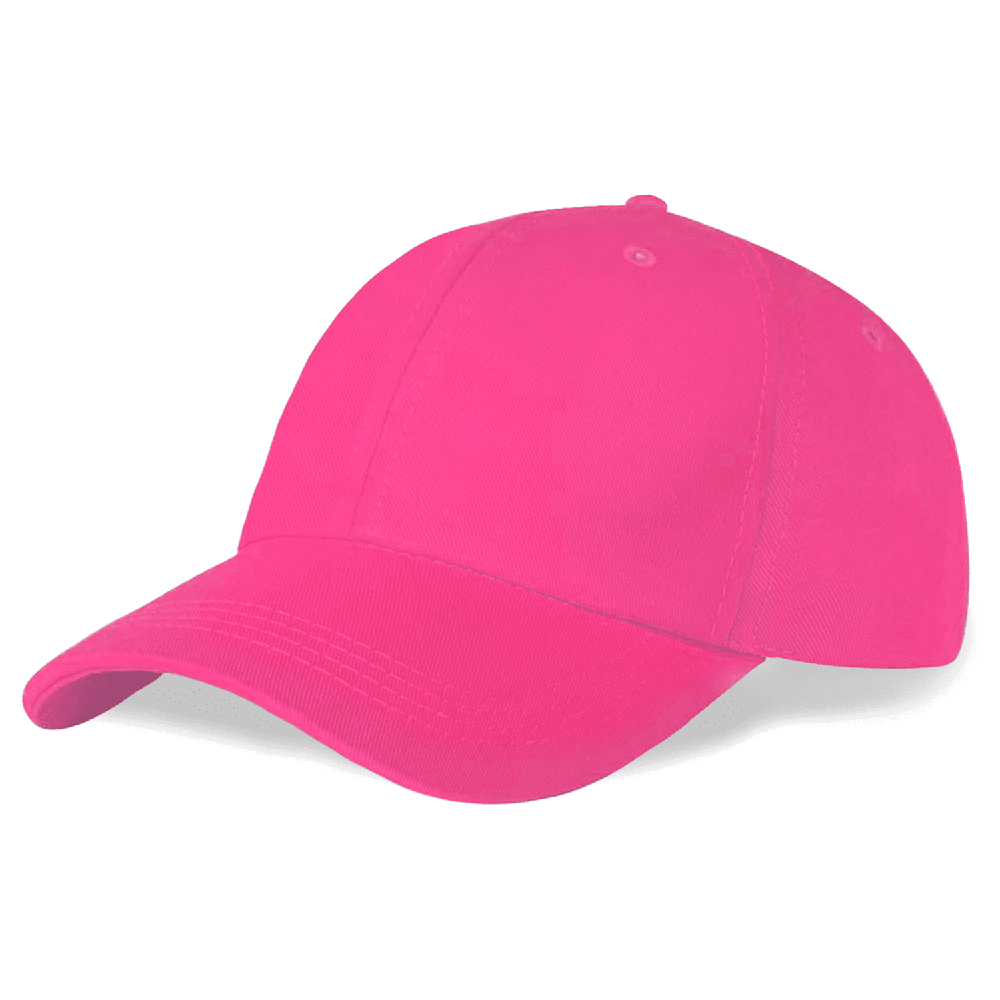 Premium Unstructured Dad Cap in Hot Pink