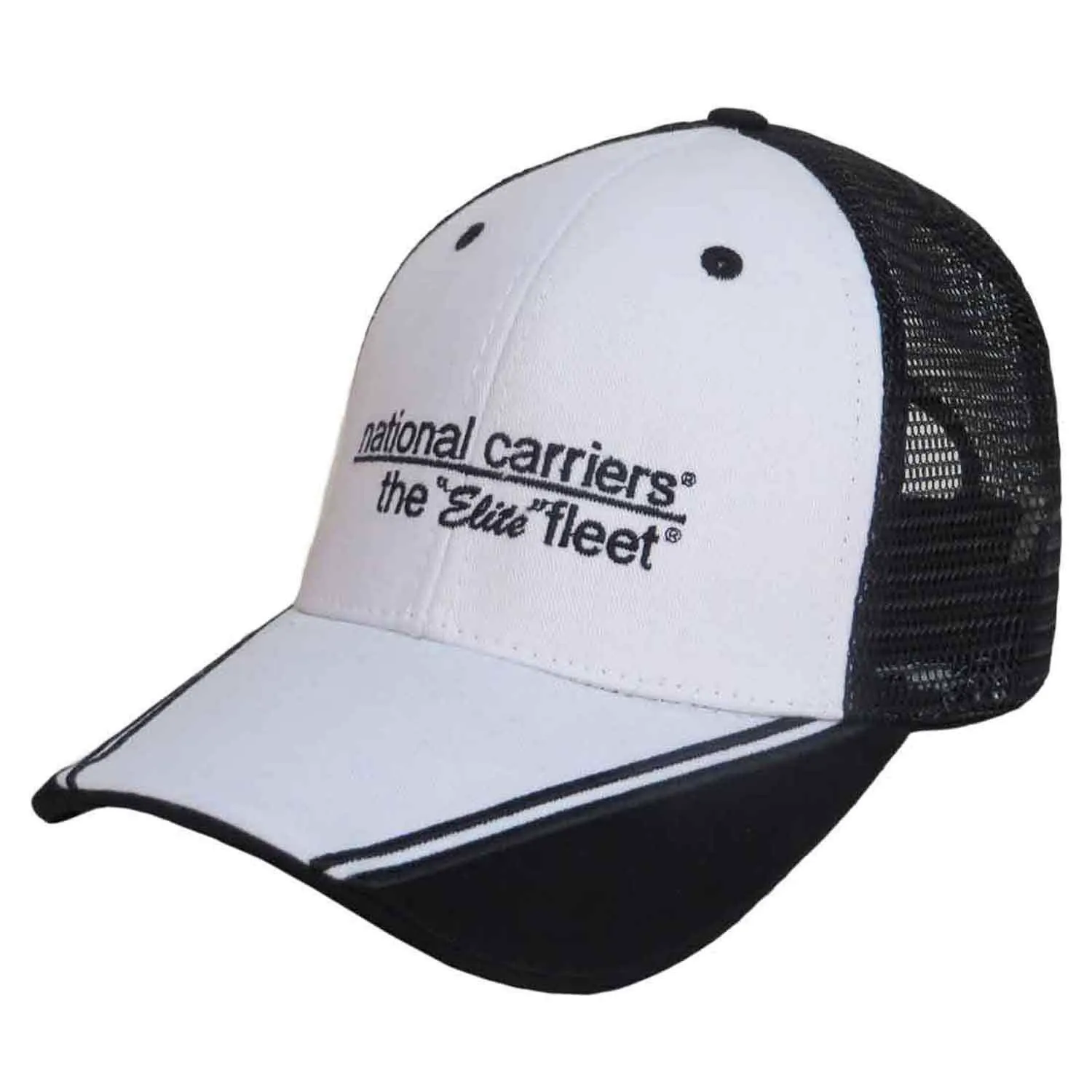 Contrast-Line Trucker in As Shown