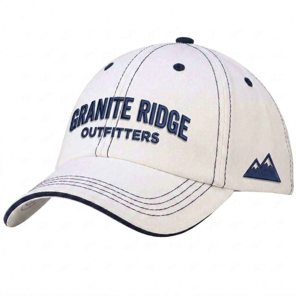 Style 1250 Sandwich w/Contrast custom cap
